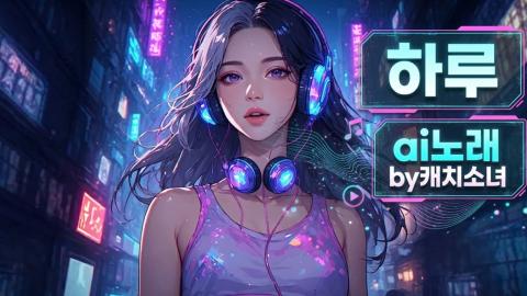 캐치소녀 - 뭐가 더 좋지? AI 노래 총 5곡 제목 : 하루