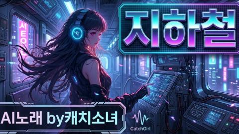 캐치소녀 - 뭐가 더 좋지? AI 노래 총 5곡 제목 : 지하철