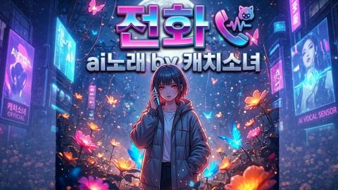 캐치소녀 - 뭐가 더 좋지? AI 노래 총 5곡 제목 : 전화