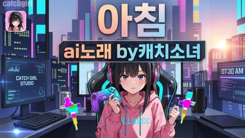 캐치소녀 - 뭐가 더 좋지? AI 노래 총 5곡 제목 : 아침