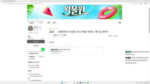 월룩이 - [클립]우왁굳: 이걸 왜 챈나님이 하고 계시지