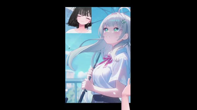 [캐치][하데스]키마 우산든 교복소녀 이뿌다/ 잠깐 하이봤 볼까?