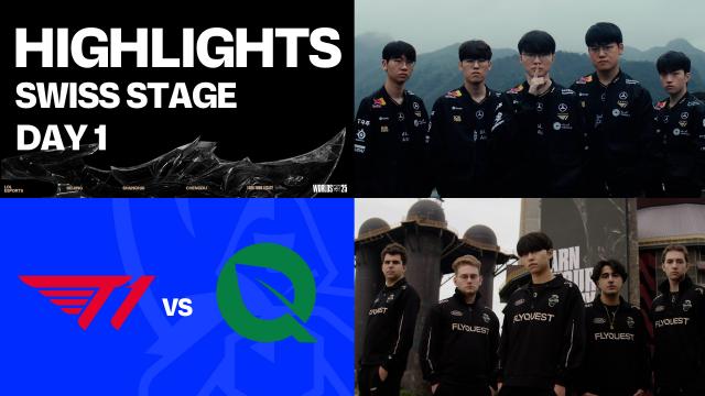 [FLY vs T1] 2025 WORLDS SWISS STAGE 하이라이트 | 10월 15일 | SOOP VOD