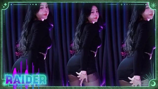 나도홍련 댄스 RAIDER 오토바이