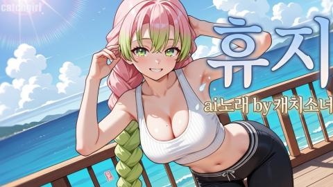 캐치소녀 - 뭐가 더 좋지? AI 노래 총 5곡 제목 : 휴지