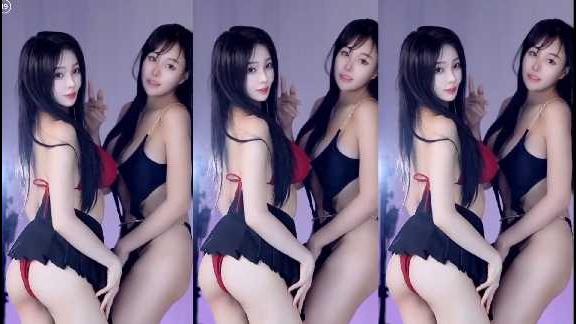 아리샤 더블 트월킹 H컵 vs D컵 쿠나연