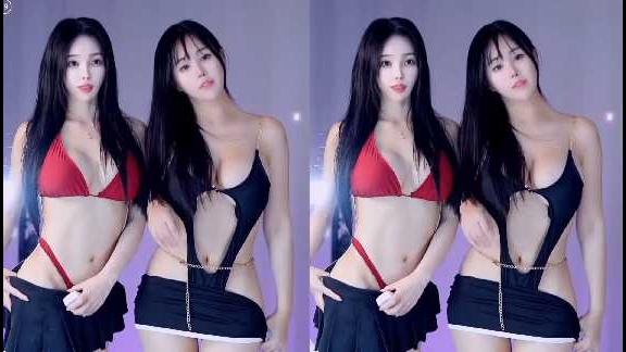 아리샤 더블 트월킹 H컵 vs D컵 쿠나연