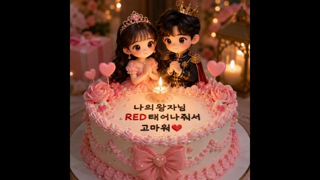 08.30 나의 RED왕자님 생일축하해